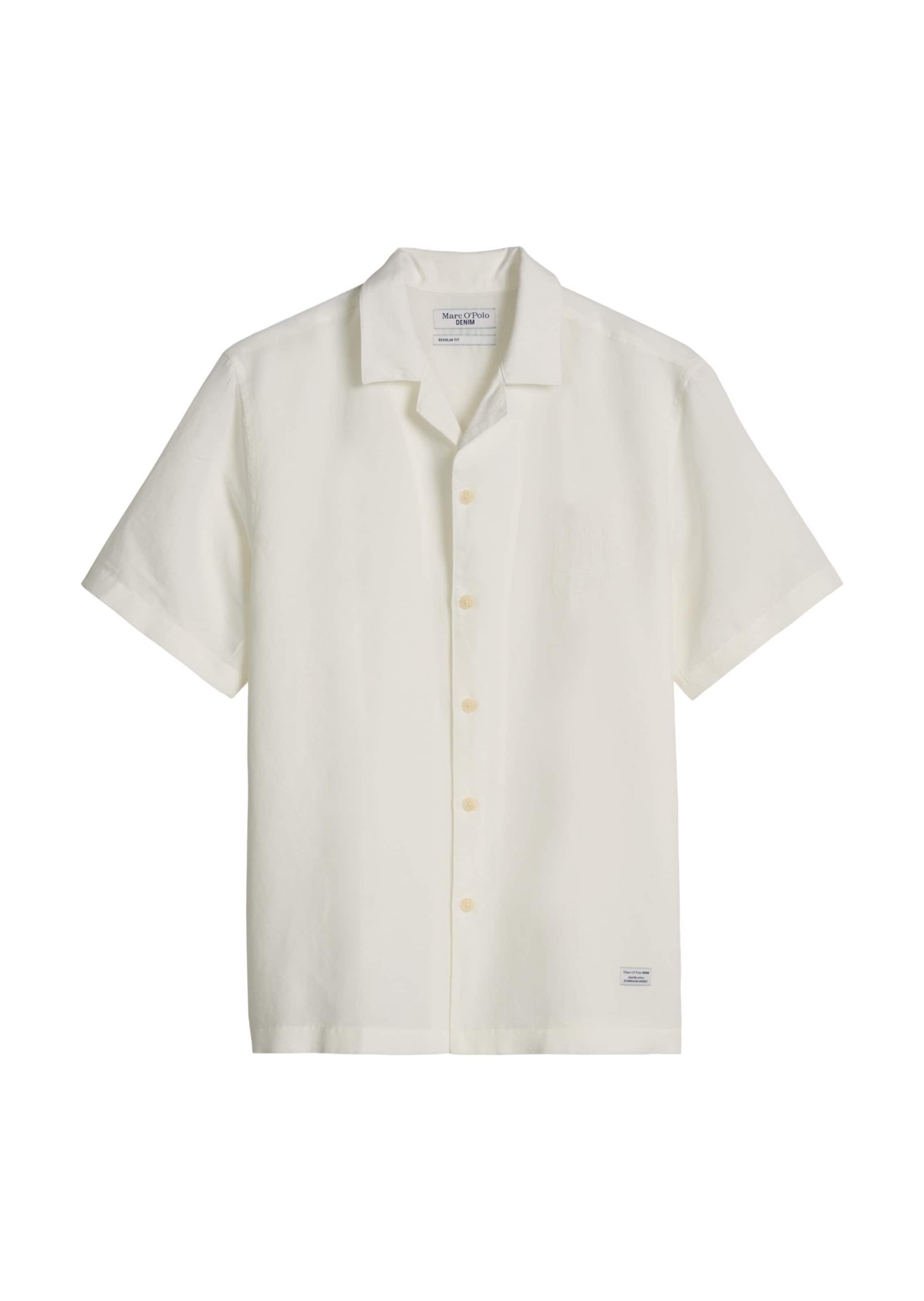 Marc O'Polo DENIM Overhemd in Wit: voorkant