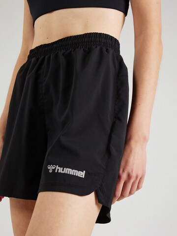 Regular Pantalon de sport 'lRUN' Hummel en noir