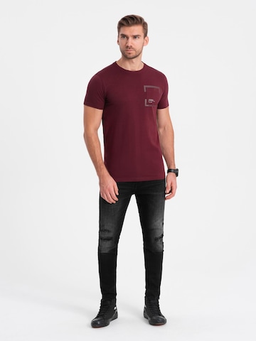 Ombre Shirt in Red