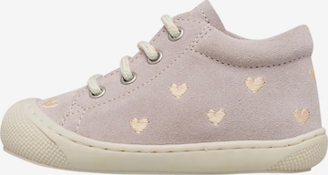 NATURINO Trainers 'COCOON EMBR.HEARTS' in Pink: front