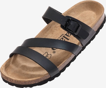 Palado Mules 'Ikaria' in Black: front