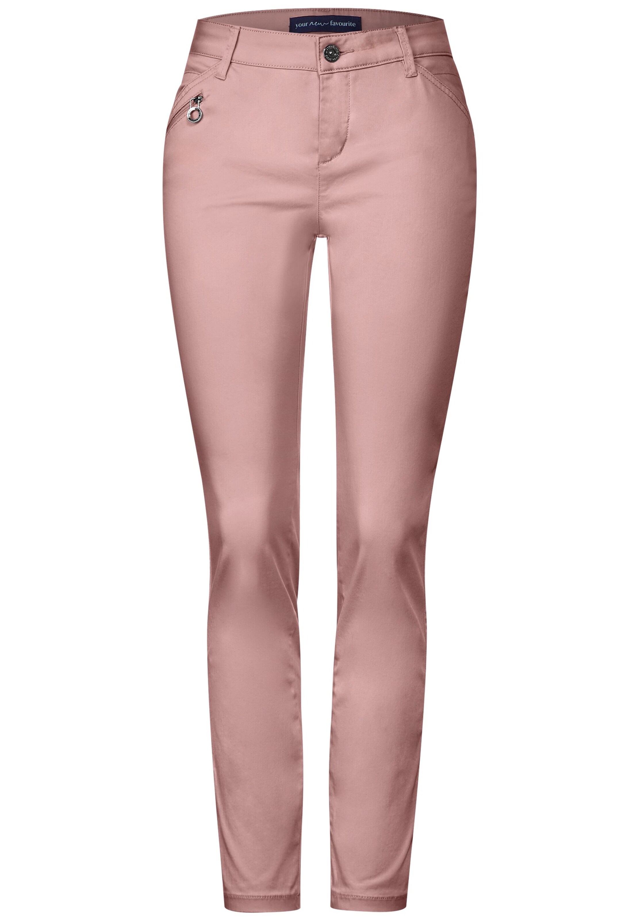 STREET ONE Pants in Pink: front