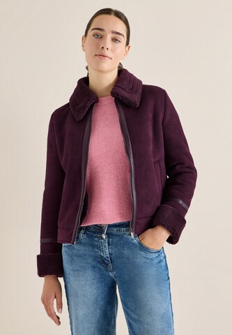 CECIL Veloursjacke in Lila: Vorderseite