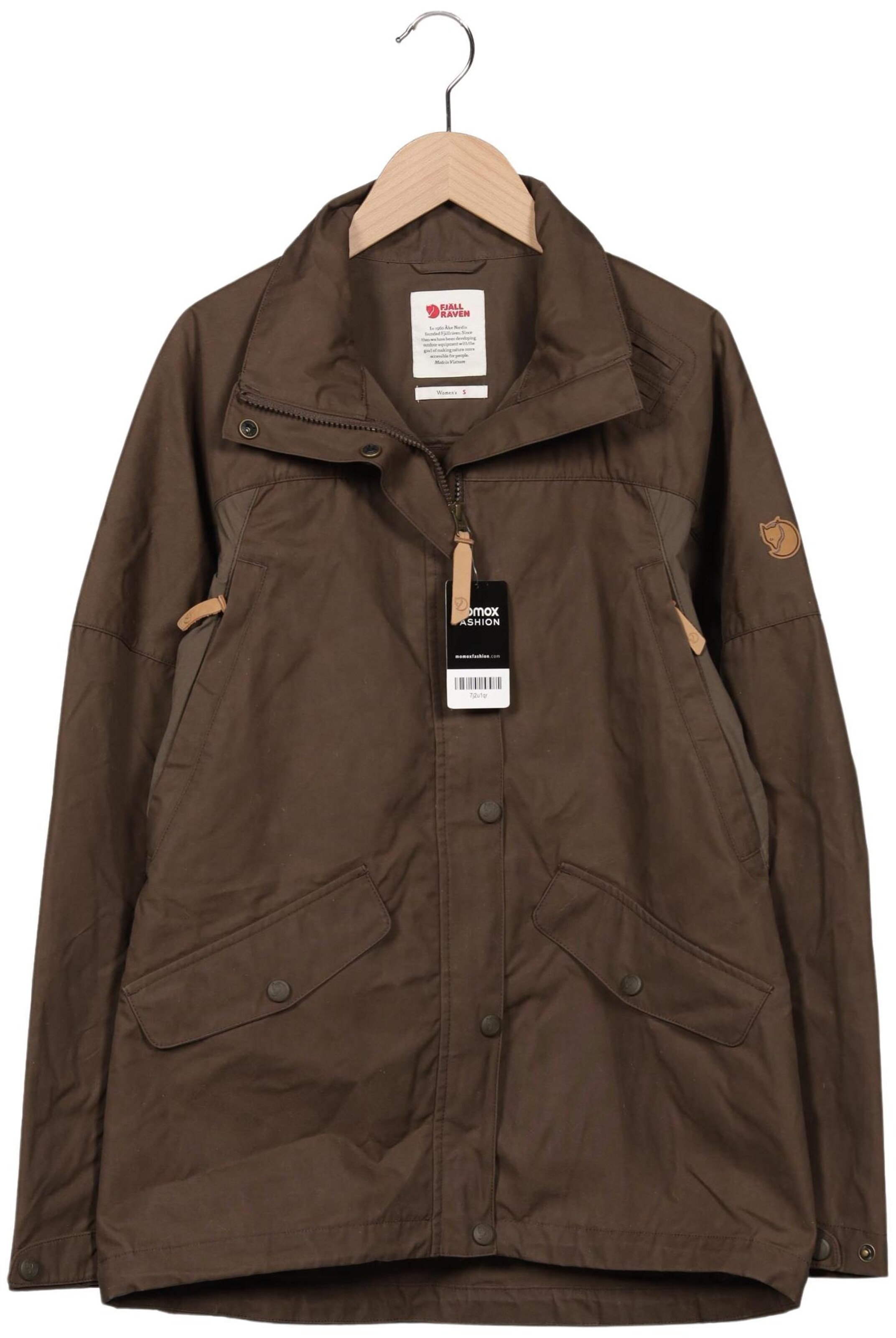 Fjällräven Jacket & Coat in S in Brown: front