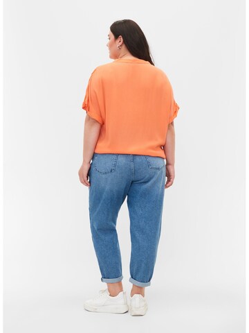 Zizzi Regular Jeans 'Mille' in Blauw