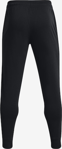 UNDER ARMOUR Tapered Workout Pants 'Rival Terry' in Black
