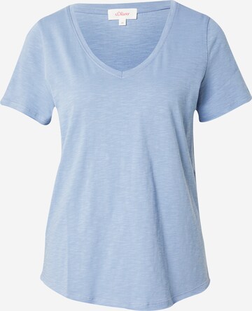 T-shirt s.Oliver en bleu : devant