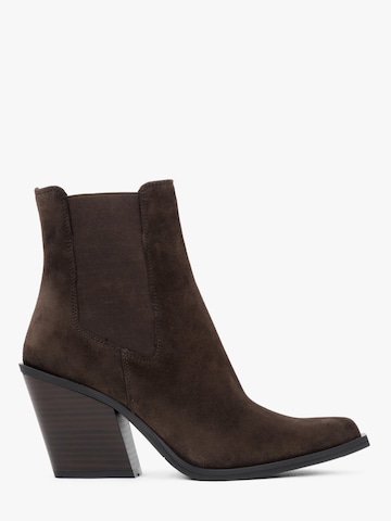 Estro Cowboy Boots '09-3802' in Brown: front