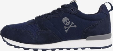 Scalpers Sneaker 'Skull' in Blau: predná strana