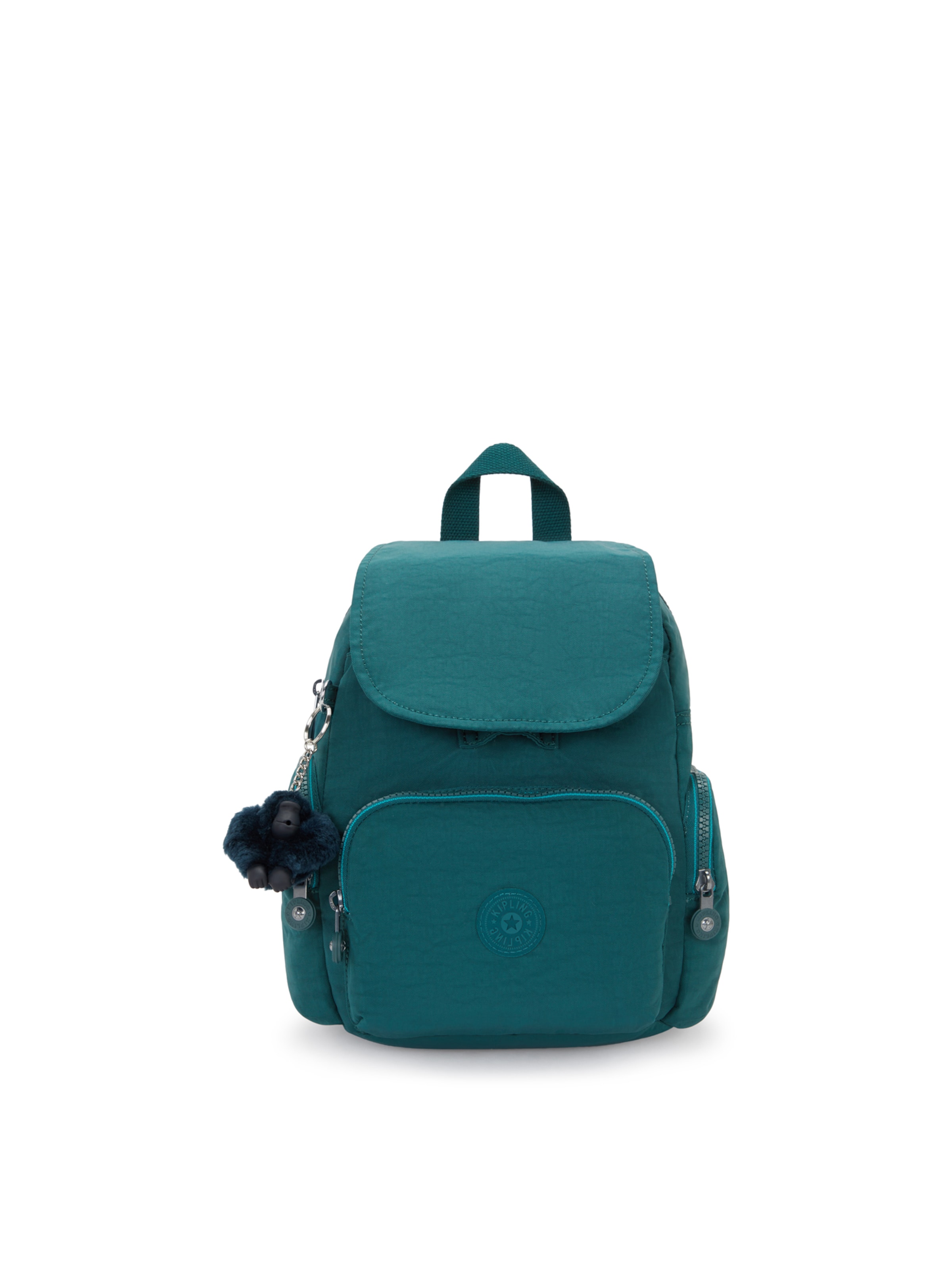 KIPLING - Mochila 'City' em verde: frente