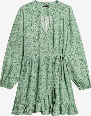 Superdry Jurk in Groen: voorkant