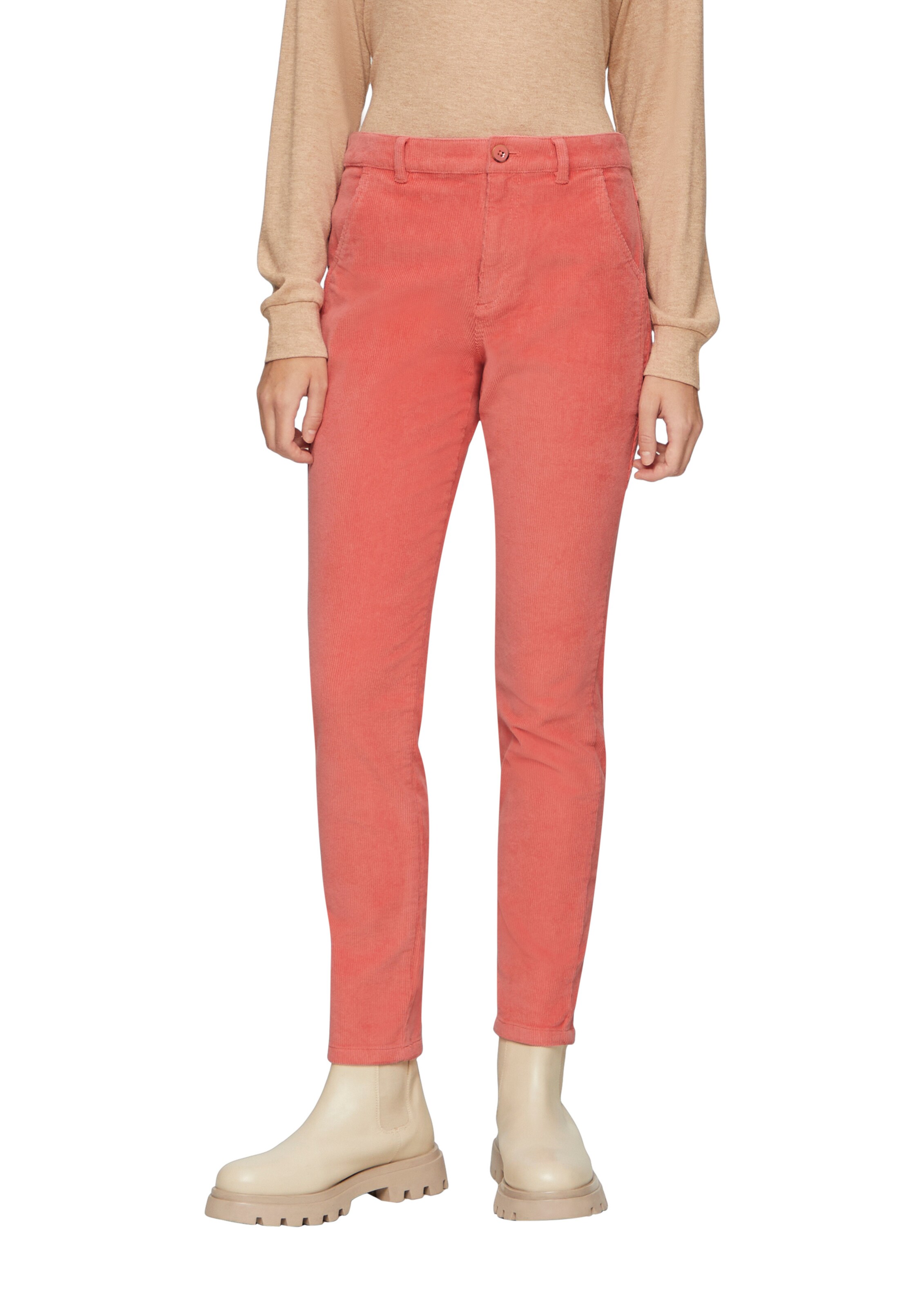 Coupe slim Pantalon s.Oliver en rouge : devant