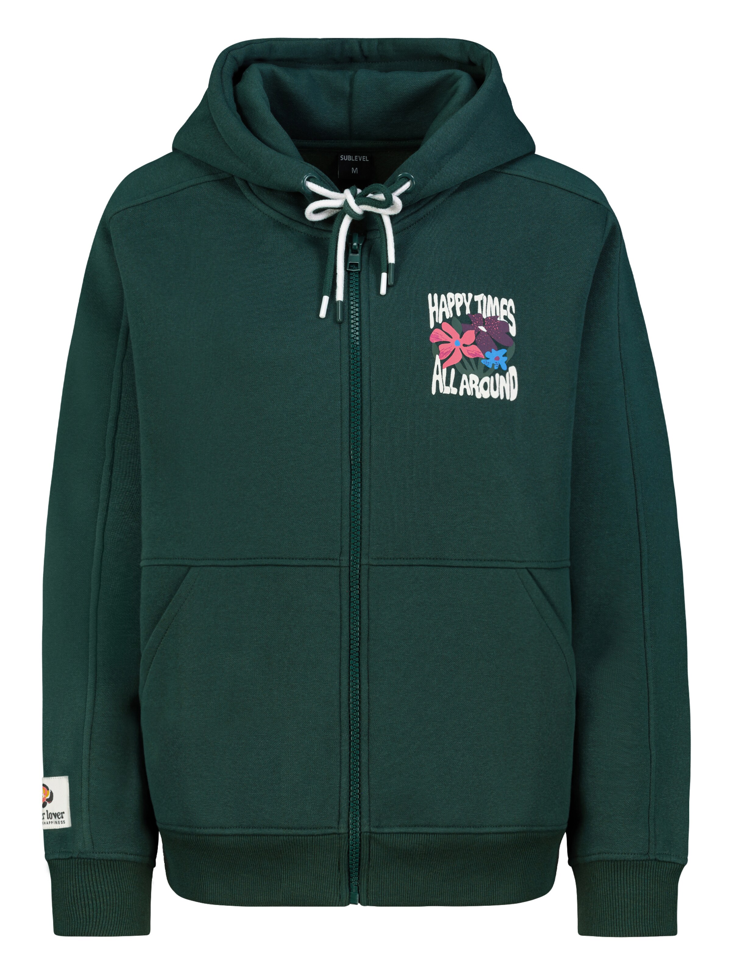 Sublevel Sweatjacke in Tanne ABOUT YOU