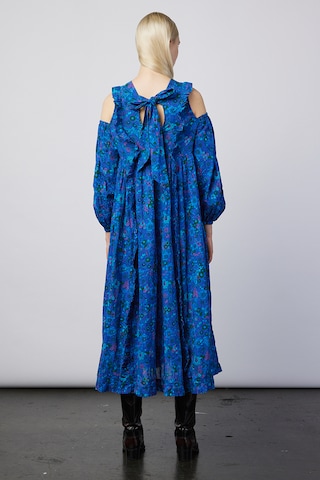 Damson Madder Dress 'Wren' in Blue