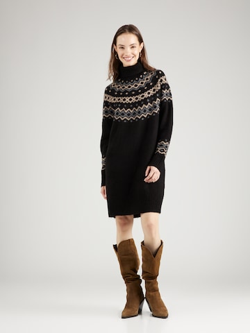 Freequent Knitted dress 'MERLA' in Black: front