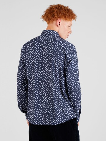 BOSS Regular fit Button Up Shirt 'Liam' in Blue