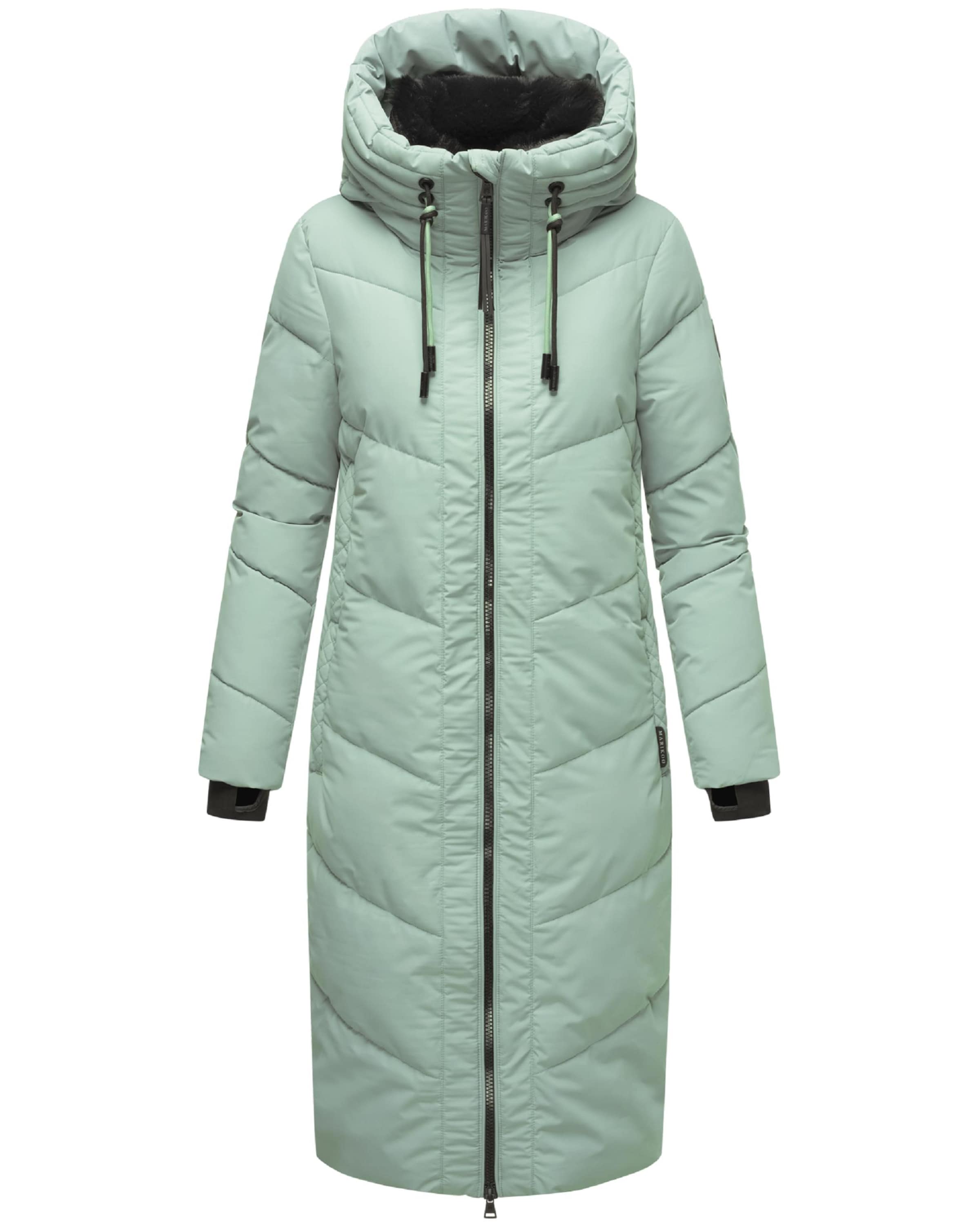 MARIKOO Winter coat 'Nadaree XVI' in Green: front