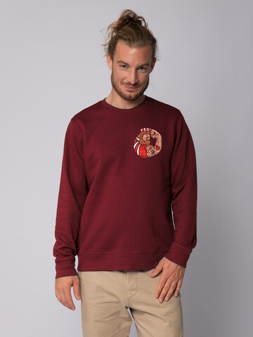 Watapparel Sweatshirt ' Seemann ' in Rood: voorkant