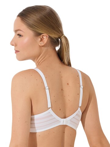 Lisca T-Shirt BH 'Alegra'‌‌‌‌‌‌‌ in Weiß
