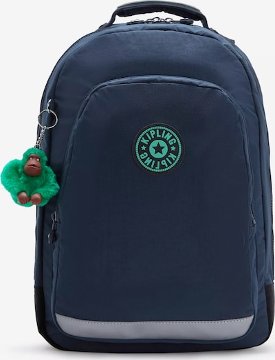 KIPLING Backpack 'CLASS ROOM' in Navy / Brown / Green, Item view