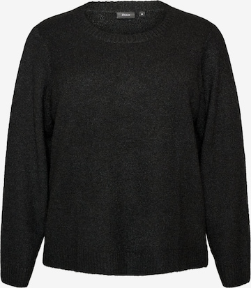 Zizzi Sweter w kolorze czarny: przód