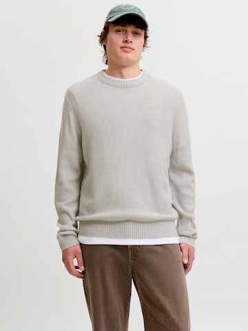 JACK & JONES Pullover 'JWHRICE' i grå: forside