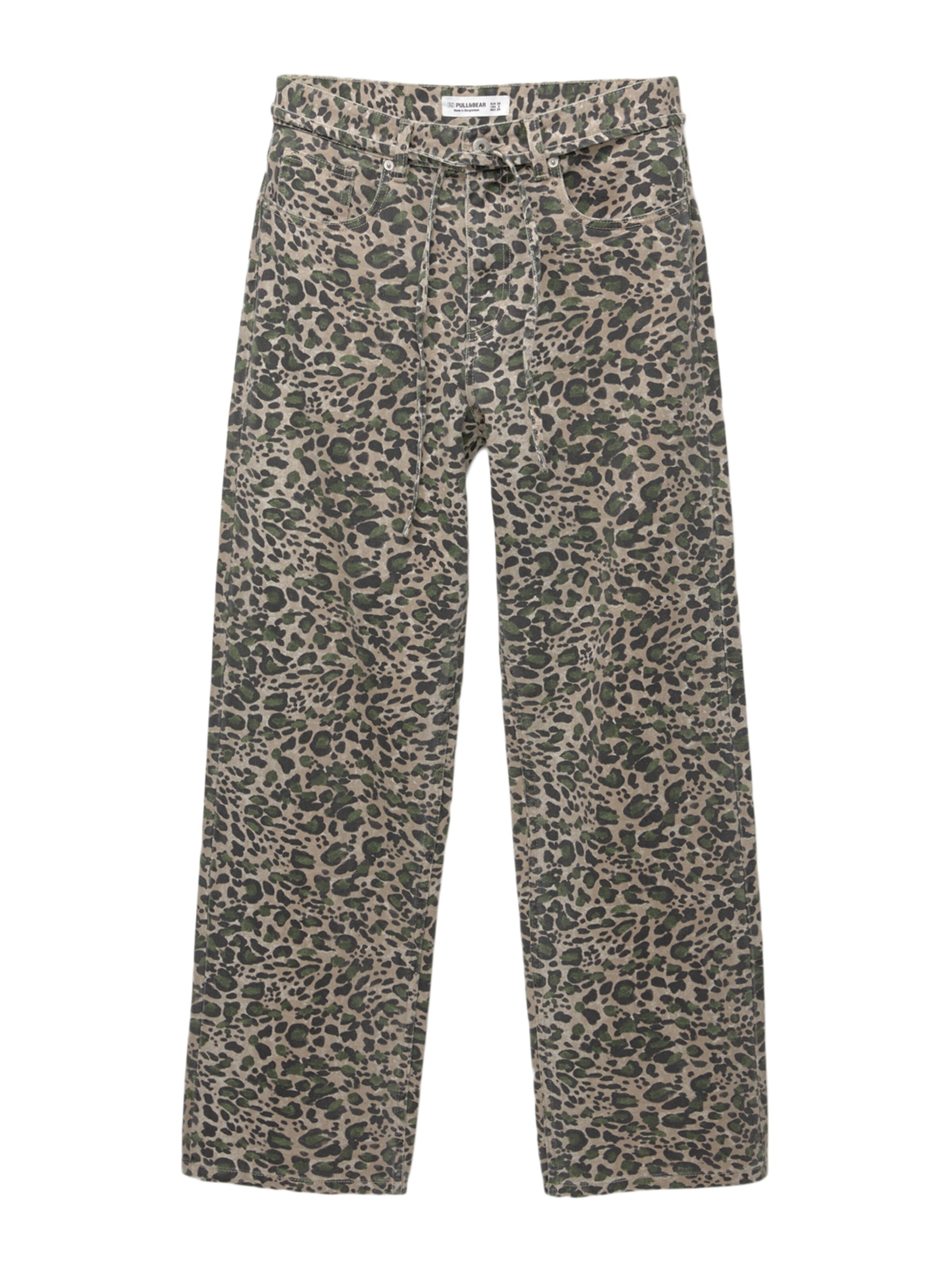 Baggy Jean Pull&Bear en marron : devant