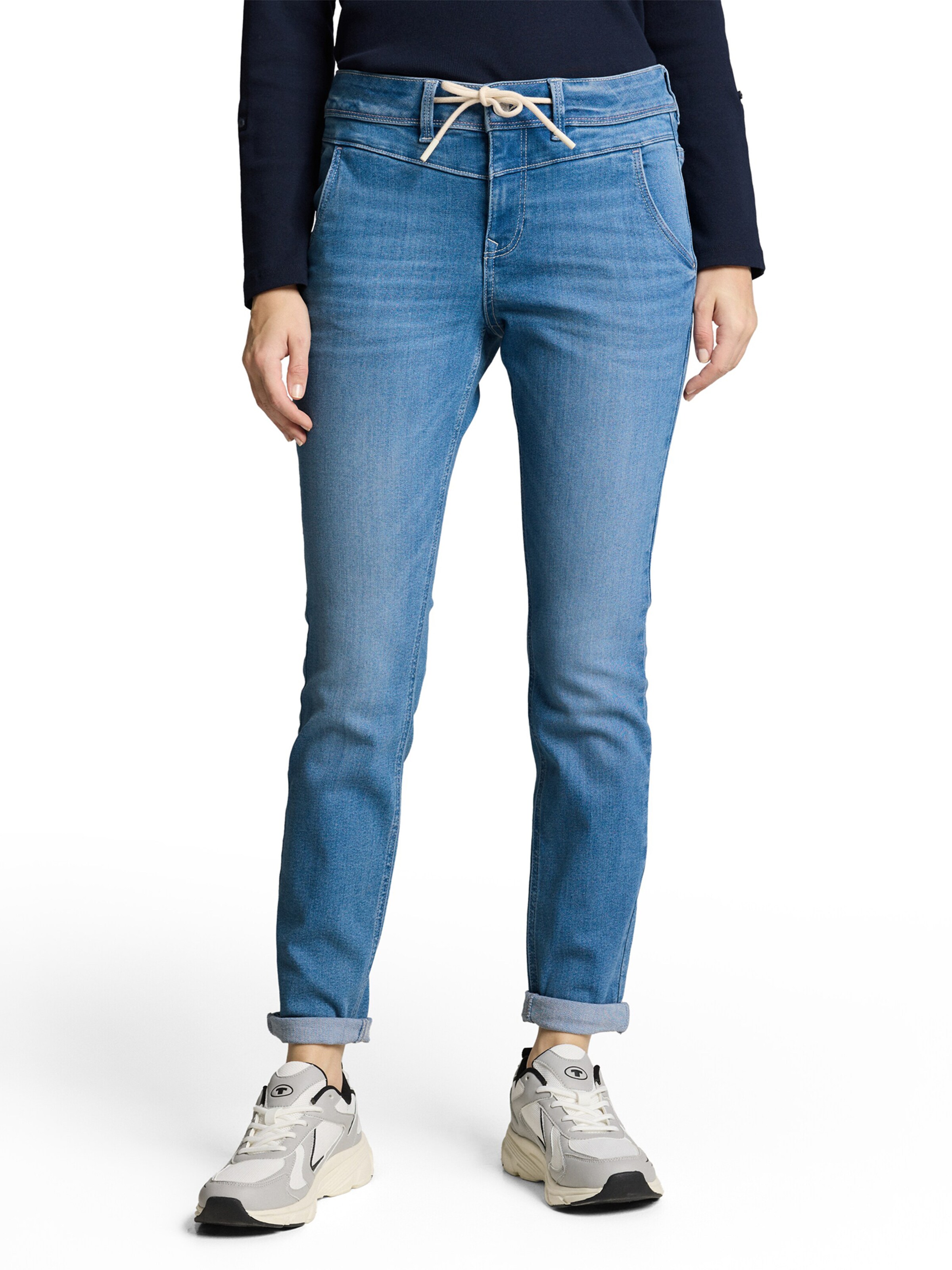 TOM TAILOR - Slimfit Vaquero 'MAYA' en azul: frente