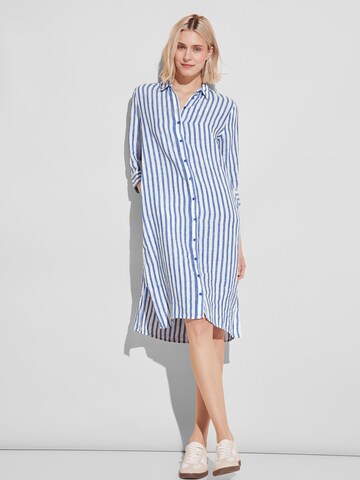 STREET ONE Shirt Dress in White: front