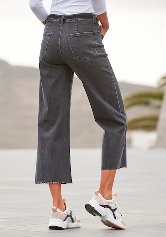 BUFFALO Wide leg Jeans i svart