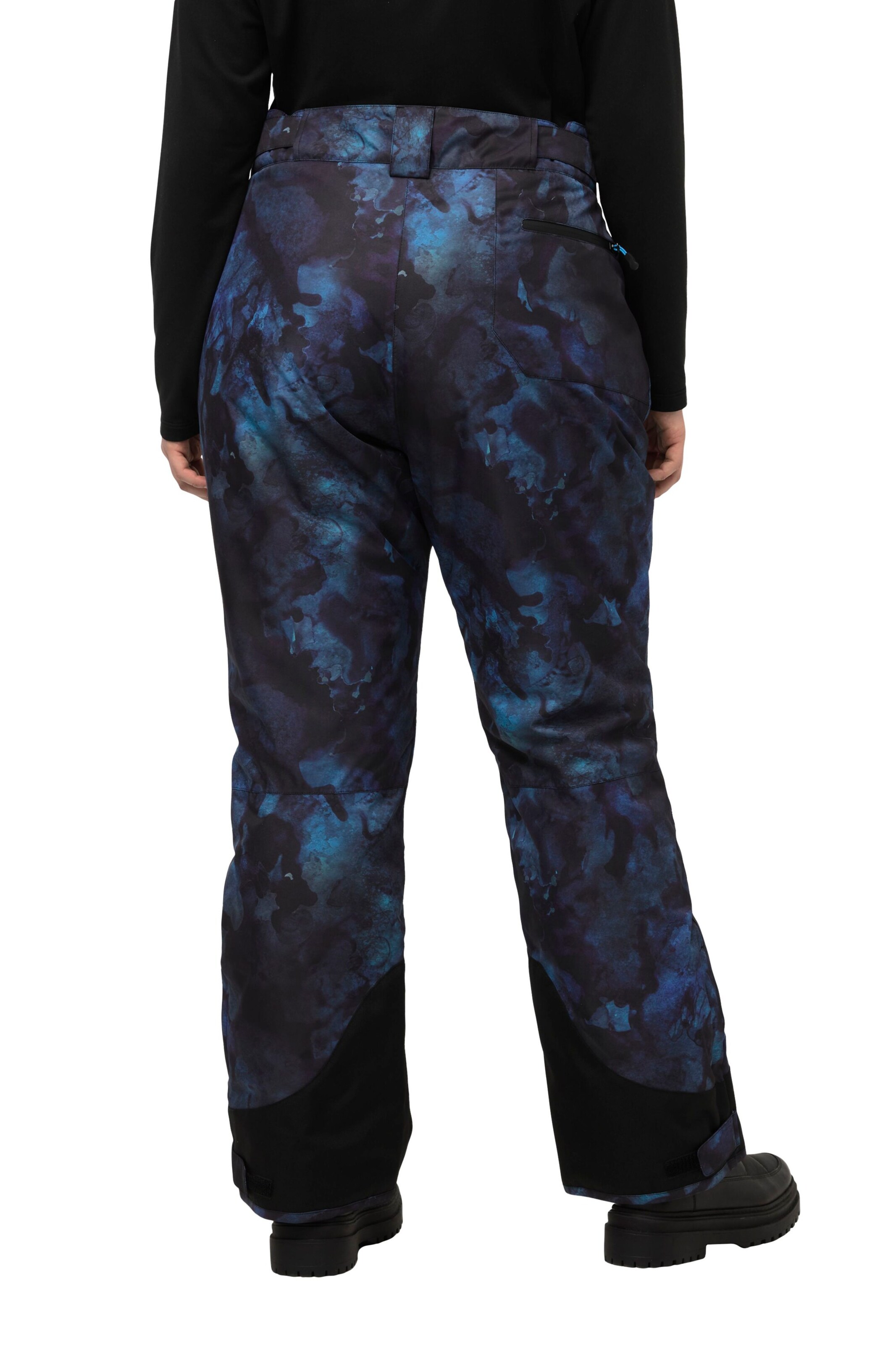 Ulla Popken Regular Funktionshose in Blau