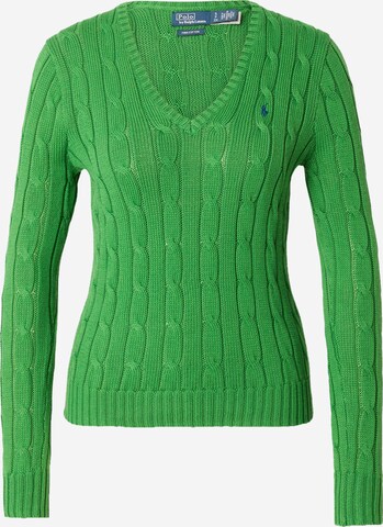Polo Ralph Lauren Пуловер 'KIMBERLY' в зелено: отпред