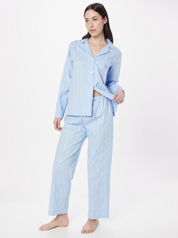 Pyjama Lauren Ralph Lauren en bleu : devant