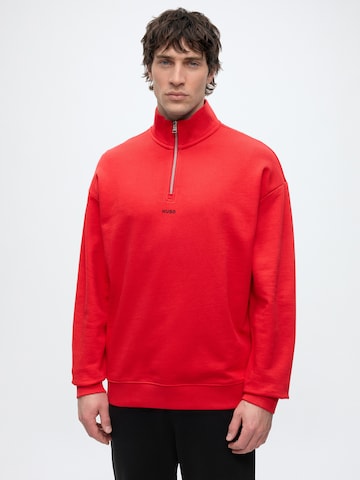 Sweat-shirt 'Durty244' HUGO en rouge : devant