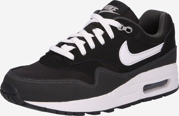 Nike SportswearTenisice 'Air Max 1' - crna boja: prednji dio