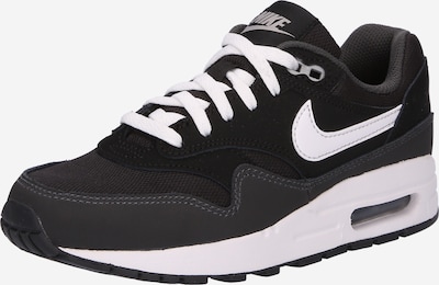 Nike Sportswear Sneakers 'Air Max 1' in de kleur Zilvergrijs / Zwart / Wit, Productweergave