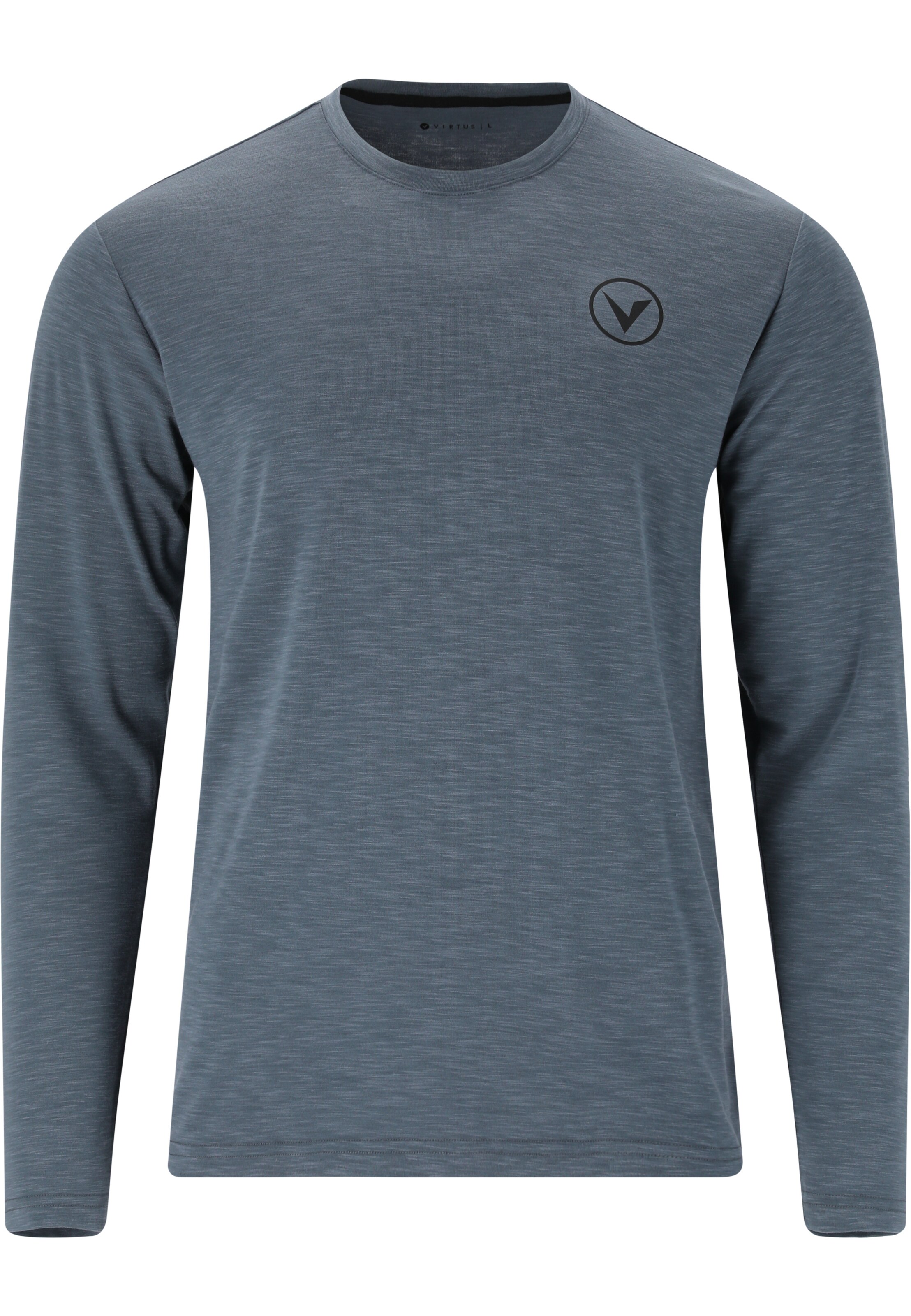 Virtus Performance shirt 'JOKER M L/S' in Grey: front