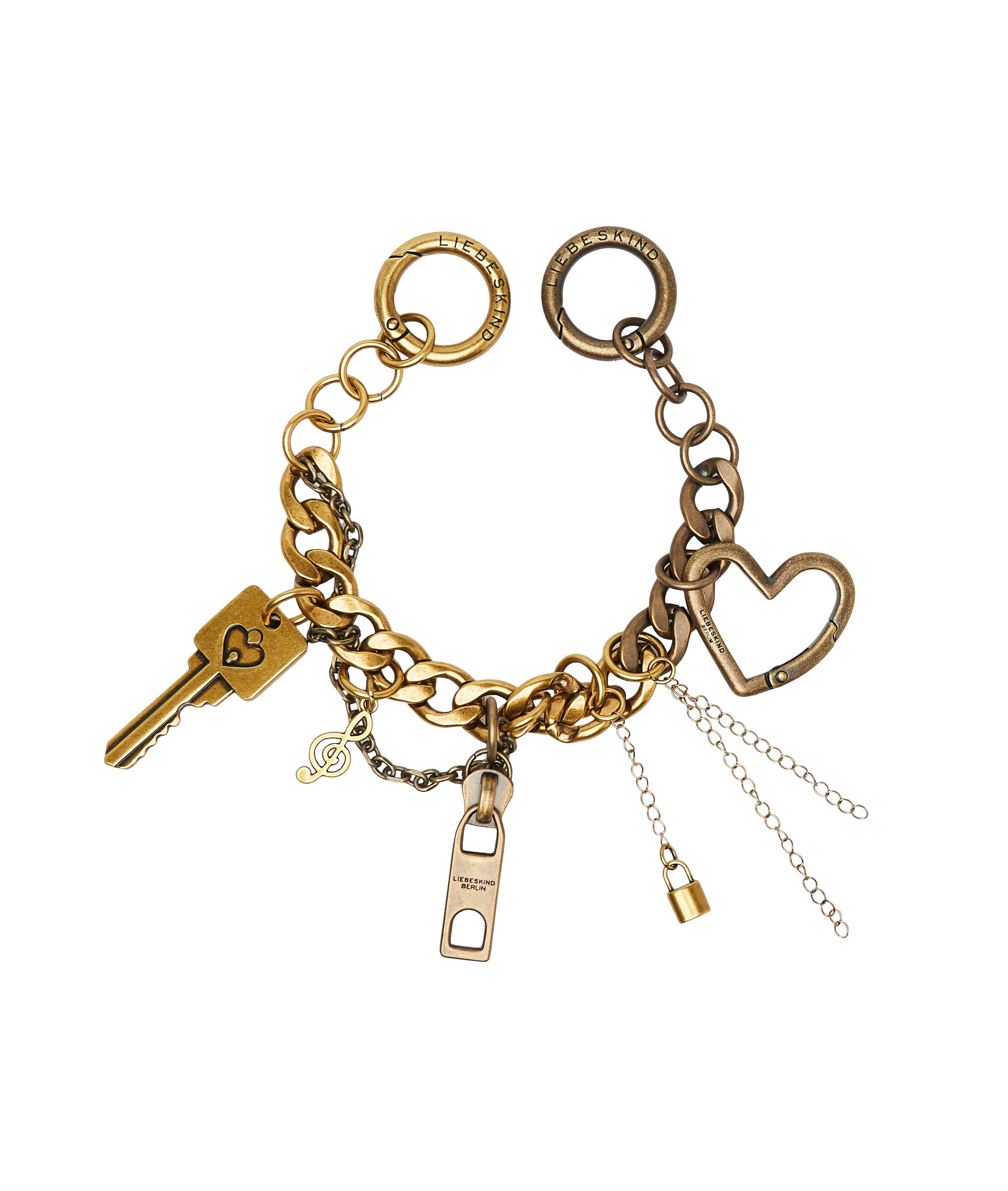 Accessoires pour sacs Liebeskind Berlin en or : devant