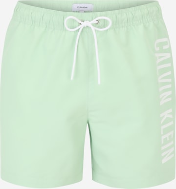 Calvin Klein Swimwear Плавательные шорты 'Intense Power' в Зеленый: спереди