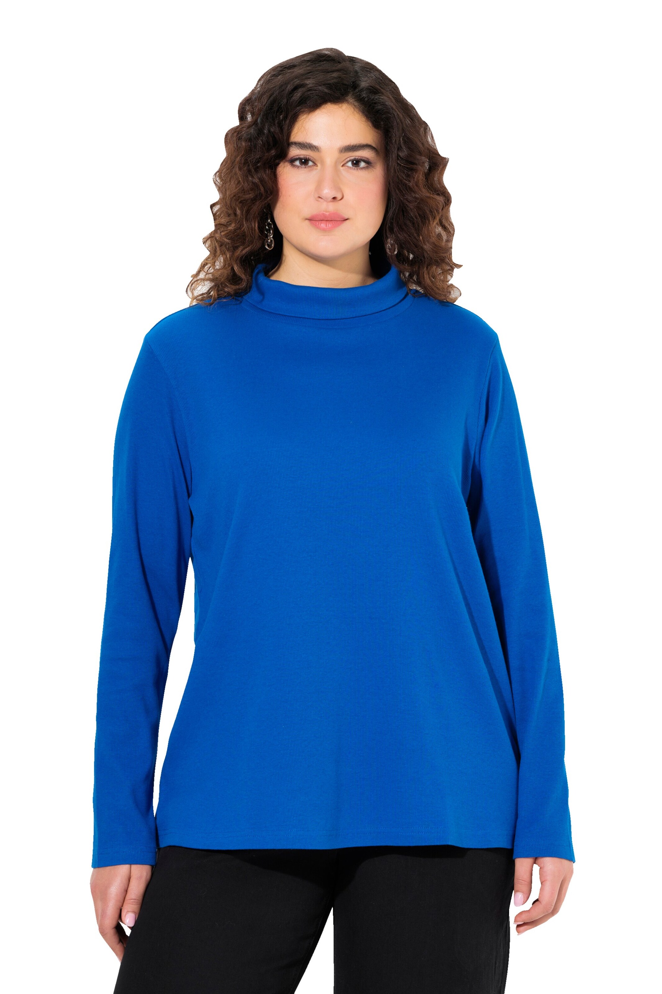 Ulla Popken Trui in Blauw: voorkant