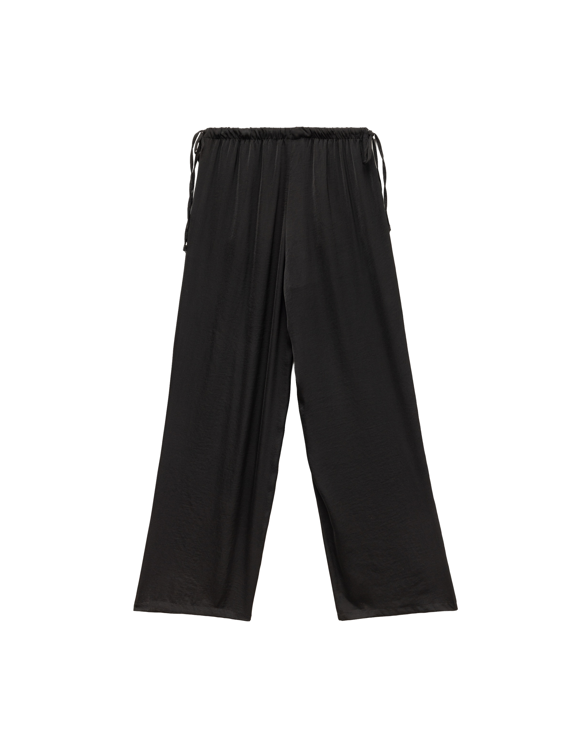 Koton Wide Leg Hose in Schwarz: Vorderseite