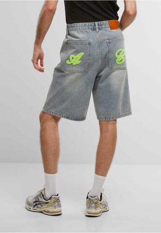 Another Cotton Lab Wide Leg Shorts in Blau