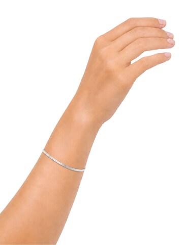 Fräulein Wunder - Pulsera 'Snake Schmal' en plata