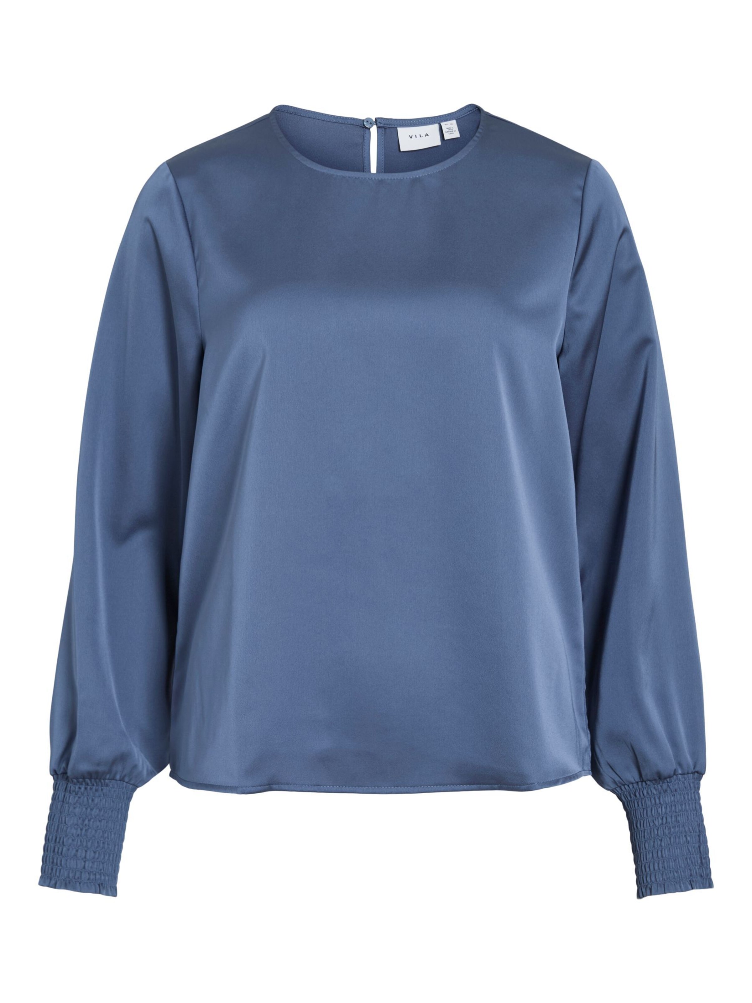 VILA Blouse 'VIEllette' in Blue: front