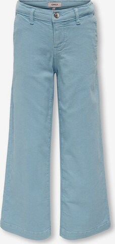 KIDS ONLY Wide leg Broek in Blauw: voorkant