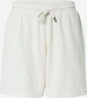 ABOUT YOU x Kevin Trapp Regular Панталон 'Simon' в бяло: отпред