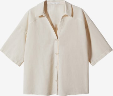 MANGO Bluse 'Lina' i beige: forside