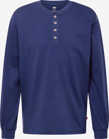 LEVI'S ® Särk '4 Button Henley', värv sinine: eest vaates