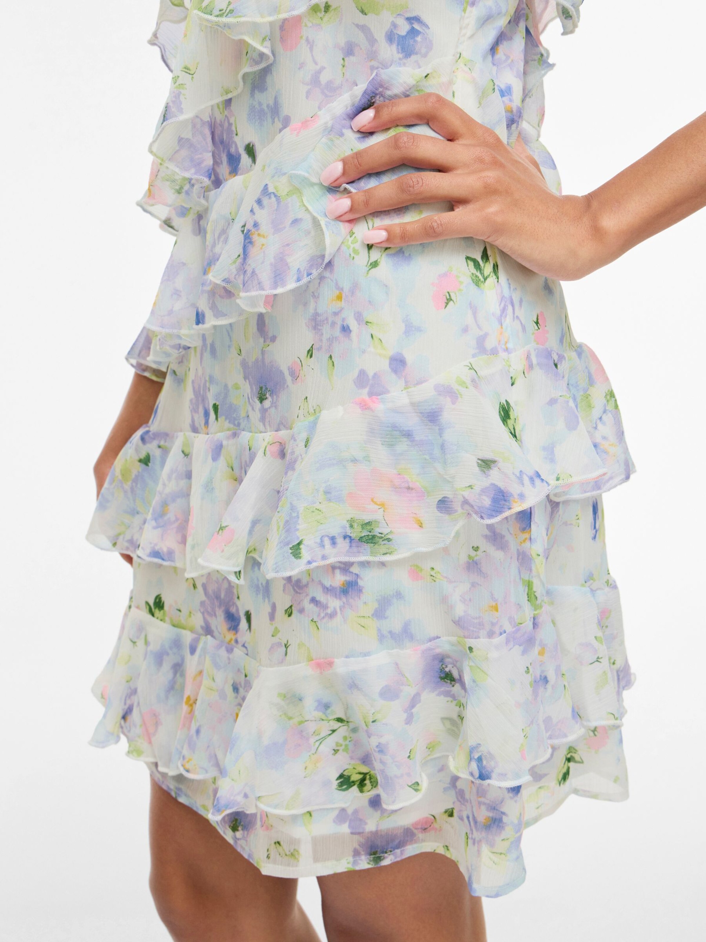 VILA Cocktailjurk 'VILUNA' in Wit