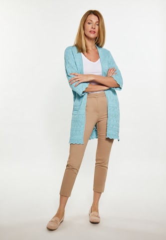 Usha Knit Cardigan in Blue